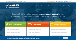 Desktop Screenshot of examcraft.ie